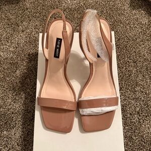 Nine West Nude Heeled Sandals